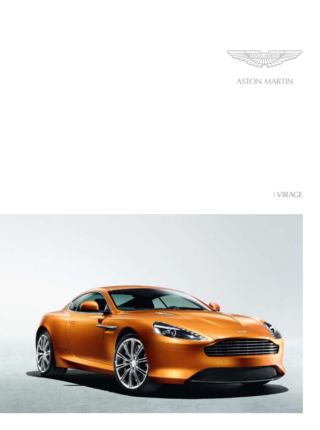 Aston Martin Virage Brochure